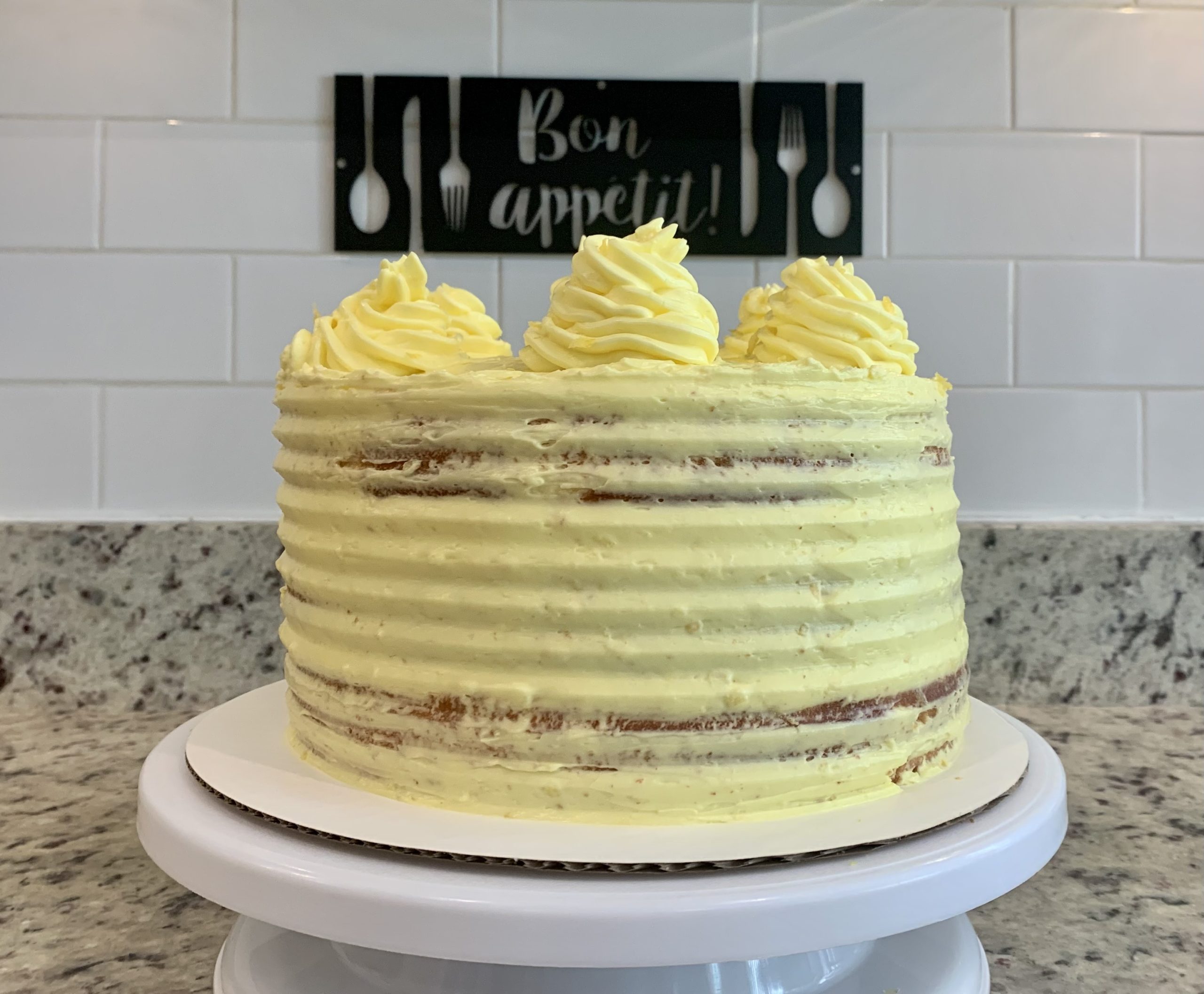  Triple Layer Lemon Cake 